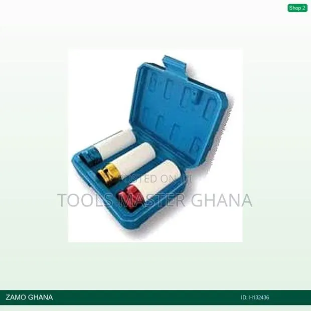 Yz-6060 Wheel Impact Socket Set 3pcs1/2 Inch Sq Drive 1/2 in - H132436 · Photo 1