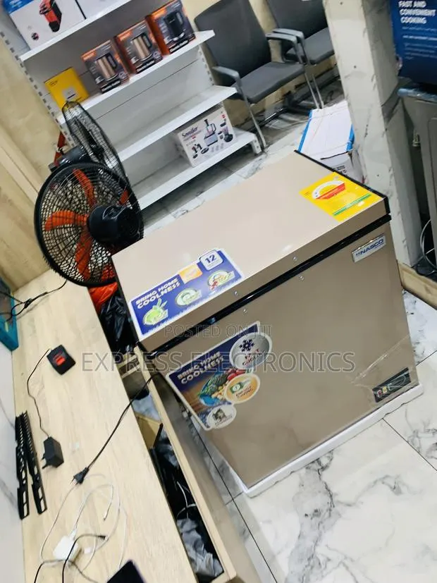 High Quality Nasco 150L 2-Star Chest Freezer Gold Colour [NAS-200FL-G] · Photo 1