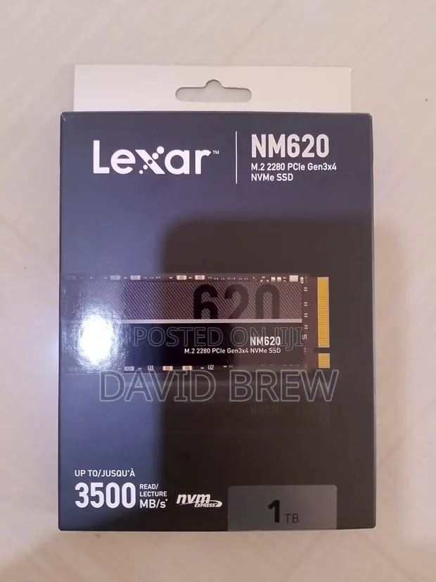 Lexar Nm620 1tb Ssd, M.2 2280 Pcie Gen3x4 Nvme · Photo 1
