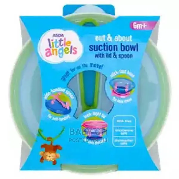 Little Angels Suction Bowl With Lid and Spoon · Photo 1