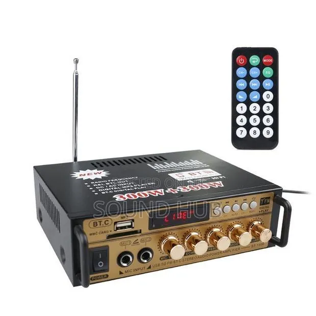Stereo Bluetooth Amplifier - Black · Photo 1