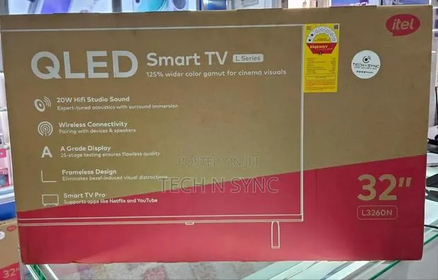 Itel Qled Smart Tv 32 Inches · Photo 1