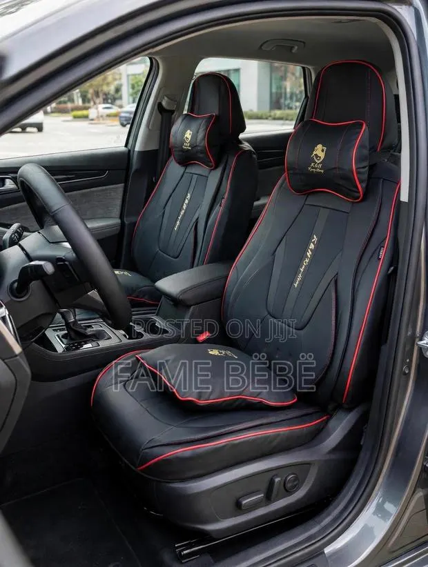 Premium Car Seat Covers - Black & Red Edition · Photo 1