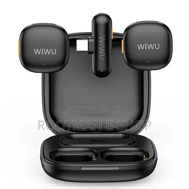 WiWU Wi-Wm006 AI Duo Wireless Microphone Type-C - Black · Photo 1