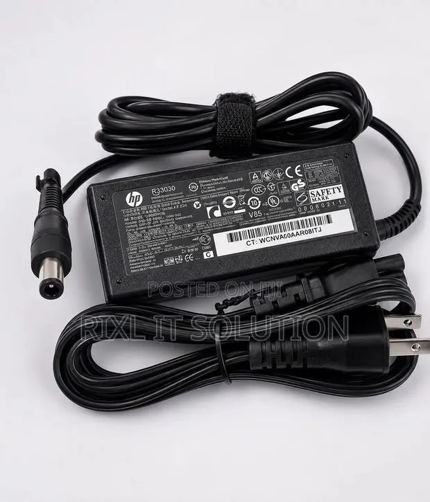 Genuine HP 65W Big Pin Laptop Charger 18.5V 3.5A 7.4mm X 5.0mm Adapter · Photo 1