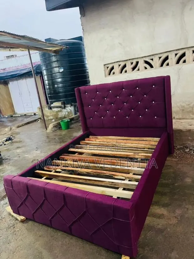 Fabric Double Bedframe · Photo 1