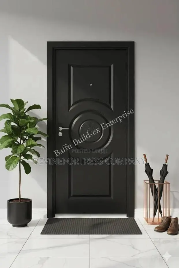 Quality Sed Outside Rough Door Black /Steel Door · Photo 1