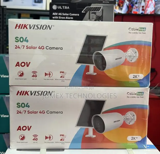 Hikvision 4g Solar Bullet Camera 4mp Ds-Cfs08/4g Aov + · Photo 1