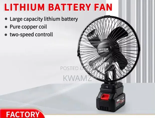 Lithium Battery Fan · Photo 1