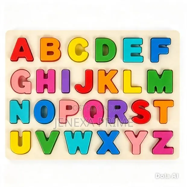 Wooden Alphabet Puzzle Board for Kids · Photo 1