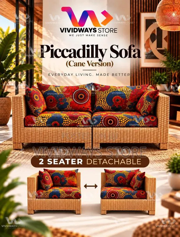 Vividways Piccadilly Sofa | Cane Version · Photo 1