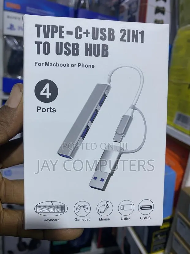 2in1 Type-C+USB to USB Hub · Photo 1