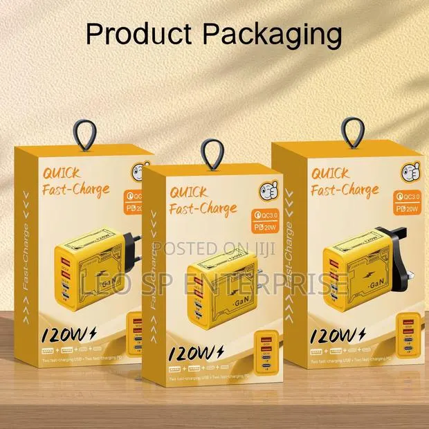 120 W Dual Usb Dual Type C Charger Head · Photo 3