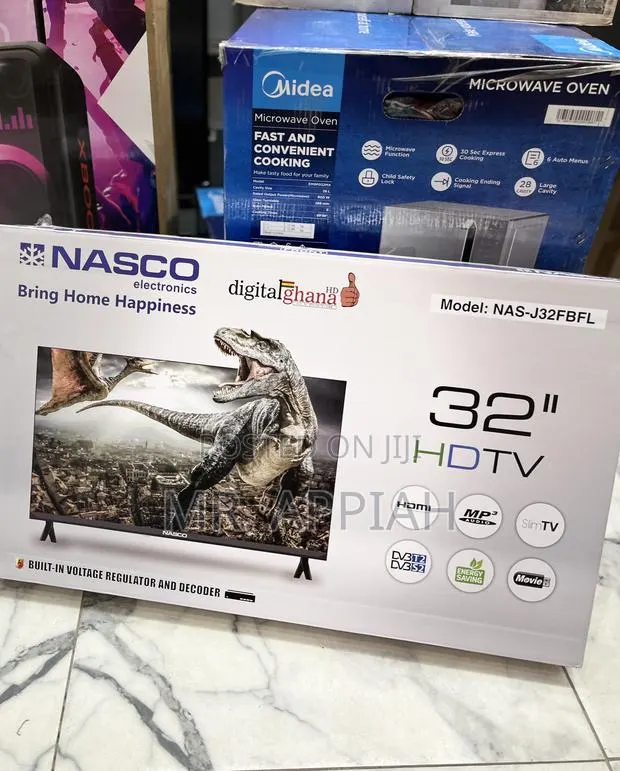 Choose Adorable Nasco 32” Led Digital Satellite Tv(Black)2024 Model · Photo 1