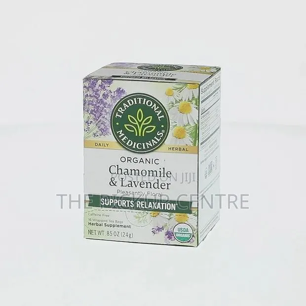 Chamomile Lavender Tea Supports Relaxation* Notes Caffeine Free · Photo 1