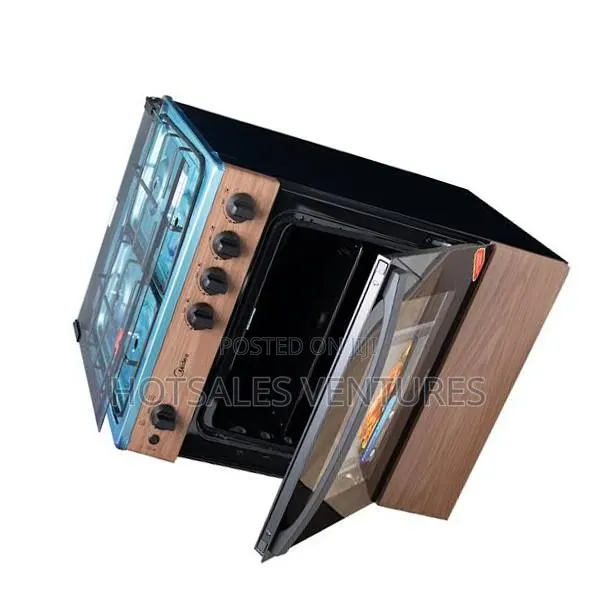 AVAILABLE Midea 4 Burner 60 X 60cm Gas Cooker - 24tmg4g081-Wd · Photo 1