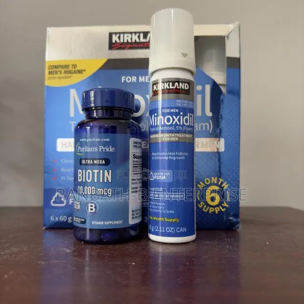 Kirkland Foam Plus Puritan Pride Biotin · Photo 1