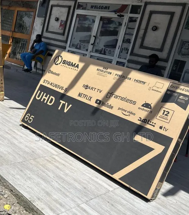 Excellent New 65 Inch Sigma Sleek Smart Uhd Ultra Tv · Photo 1