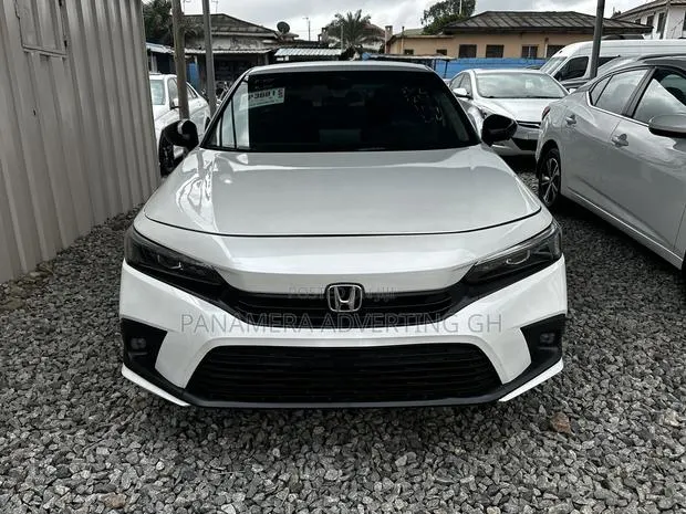 Honda Civic EX-L 2022 White · Photo 1