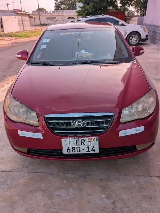 Hyundai Elantra 2008 Red · Photo 1