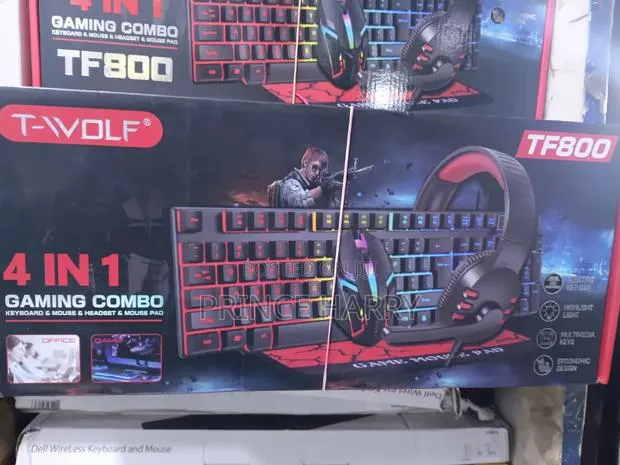 T-Wolf Gaming Combo 4 in 1 Keyboard and Mouse · Photo 1