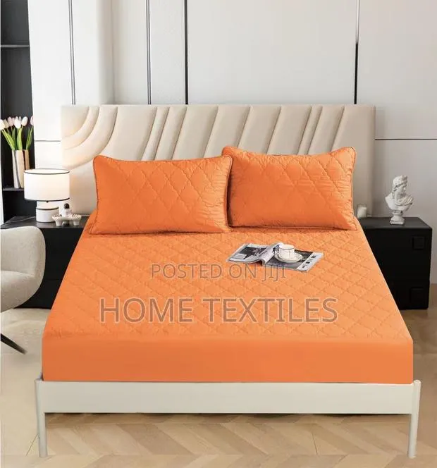 Orange Mattress Protector for King and Queen Size Mattresses · Photo 1