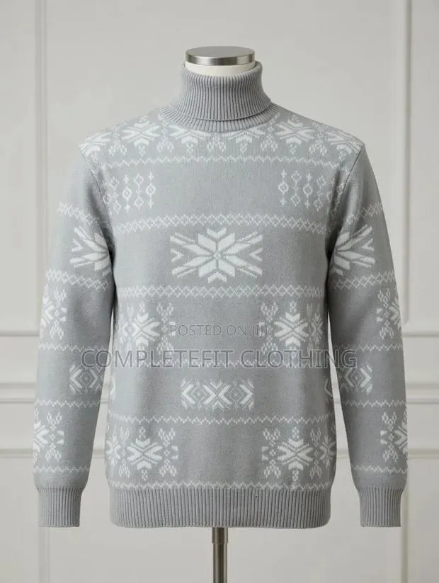 Heavy Turtle Neck Sweatshirt Available in Sizes · Photo 1