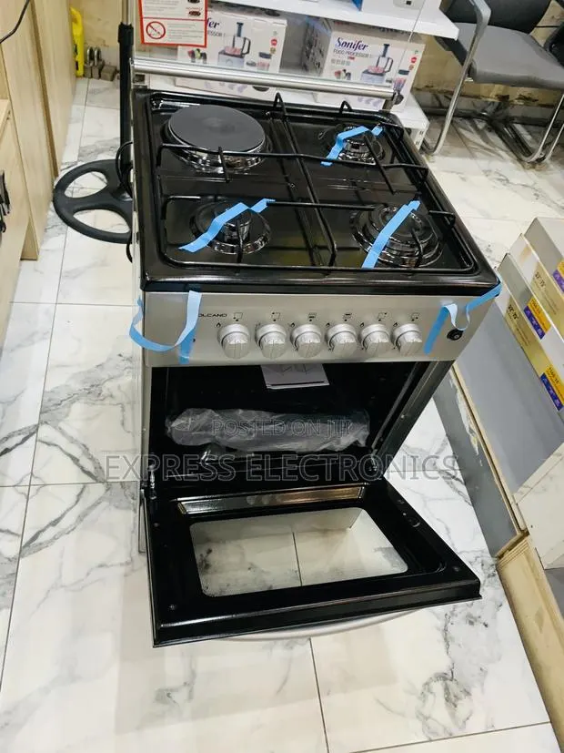 Text Us for Your Volcano Gas Cooker Sliver Gas Electric Stove 3-1 · Photo 1