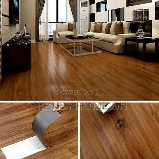 Self-Adhesive Vinyl Tiles Modern Floor Design · Photo 1