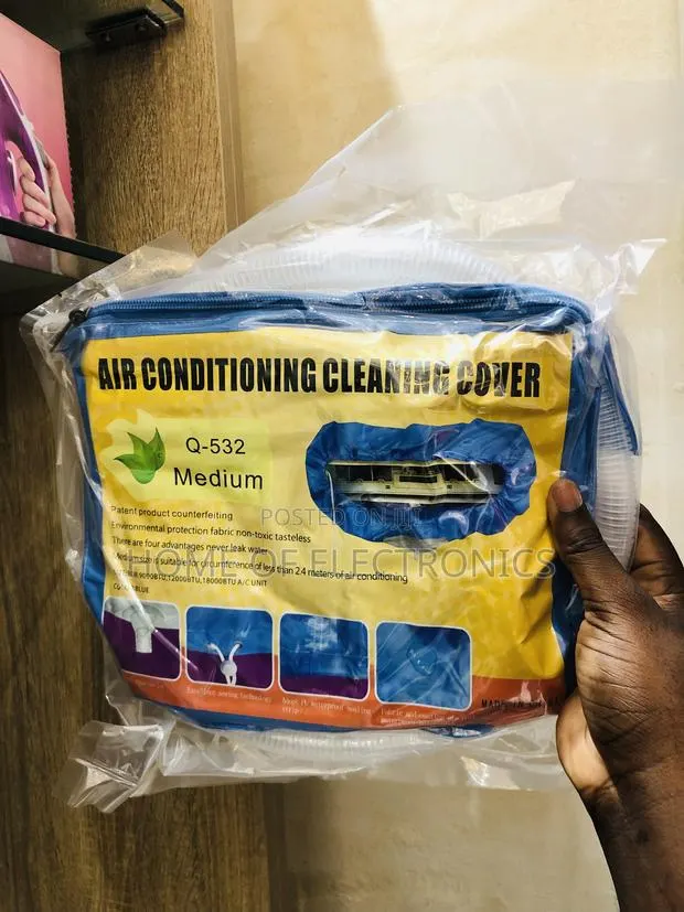 Easy to Unfold Air Conditioning Cleaning Cover · Photo 1