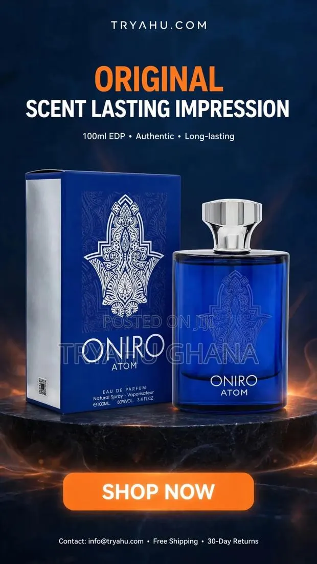 Oniro Atom 100ml Eau De Parfum Price in Ghana-Tryahu · Photo 1