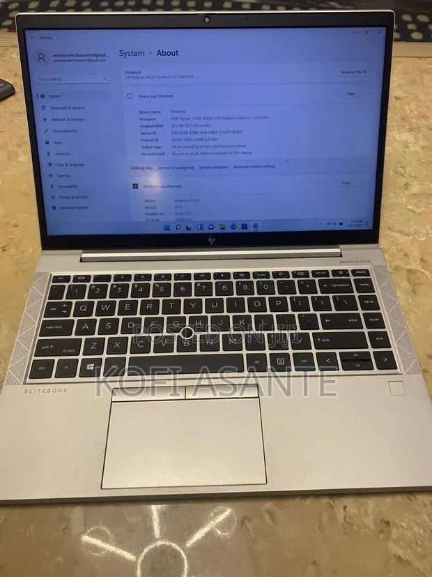 Laptop HP EliteBook 845 G7 32GB AMD Ryzen 3 SSHD (Hybrid) 512GB · Photo 1