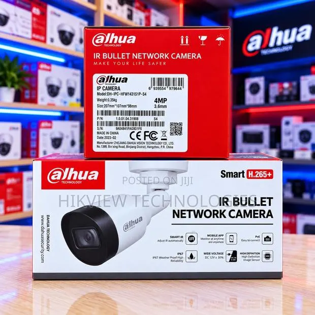 DAHUA IPC-HFW1431S1P-S44MP Entry Fixed-Focal Bullet Network Camera · Photo 1