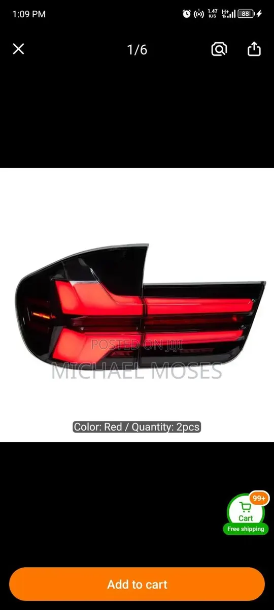 BMW Set of Taillight X5 Led · Photo 1