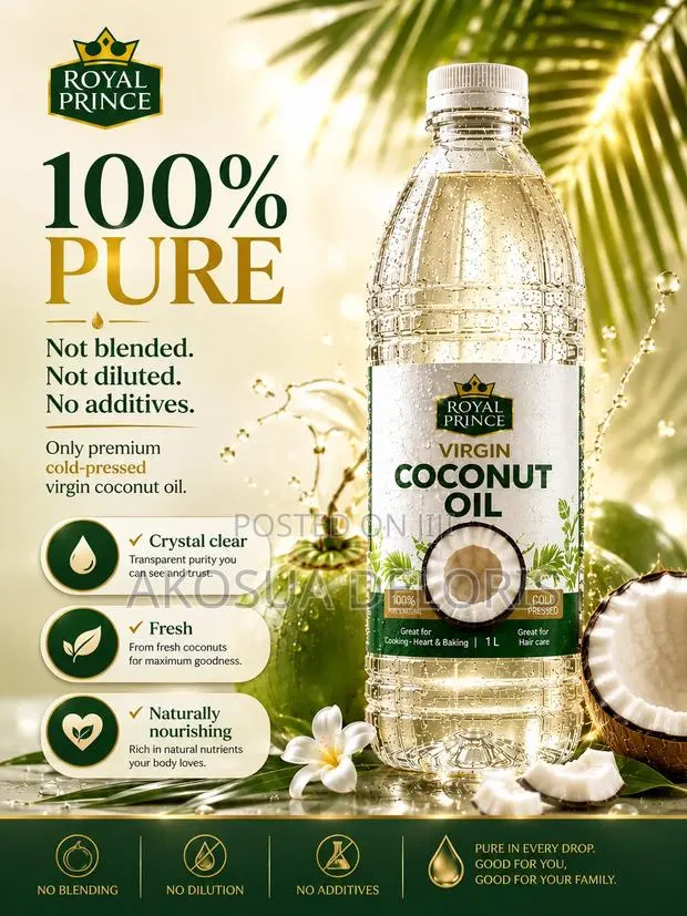 Royal Prince Cold Pressed Oil 1liter · Photo 1