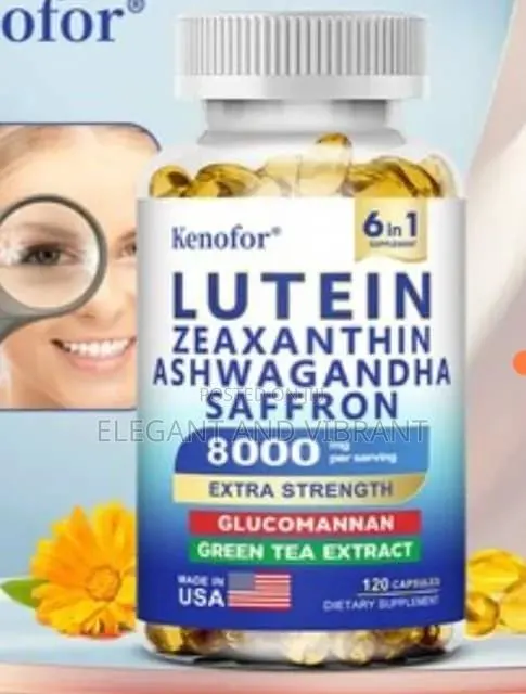 Letein and Zeaxanthin 8000mg Eye Vitamin With Saffron for Eye Health · Photo 1