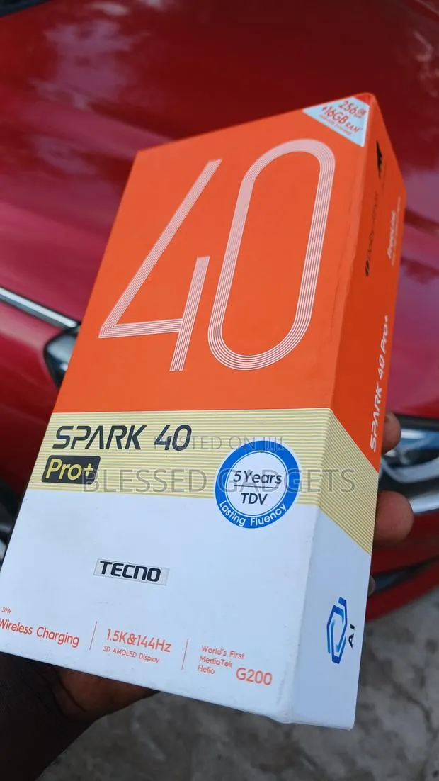 New Tecno Spark 40 Pro+ 256 GB Graphite · Photo 1