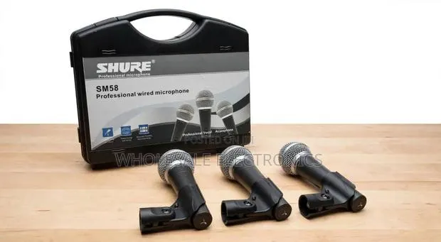 Shure Microphone 3pcs · Photo 1
