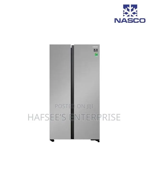 Nasco 425 Liters Side by Side Refrigerator With a Dispenser · Photo 1