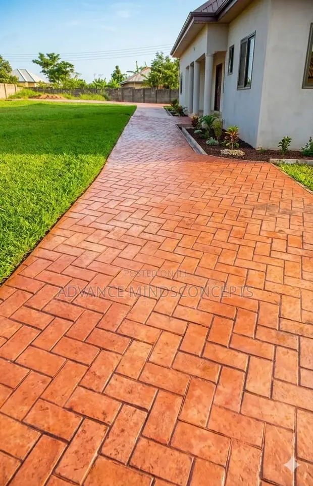 Stamp Concrete Interlock Pavers Design · Photo 1