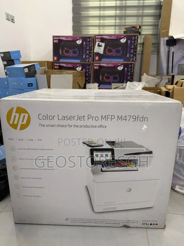 HP LaserJet Pro M479FDN Print, Scan, Copy, Duplex Coloured Printer · Photo 1