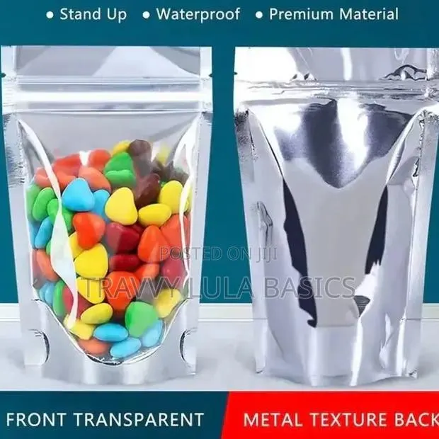 New Silver Aluminium Pouch 15*22cm · Photo 2