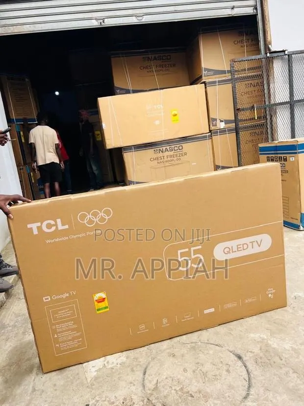 Check Out Durable TCL 55” Qled Android TV(Black) · Photo 1