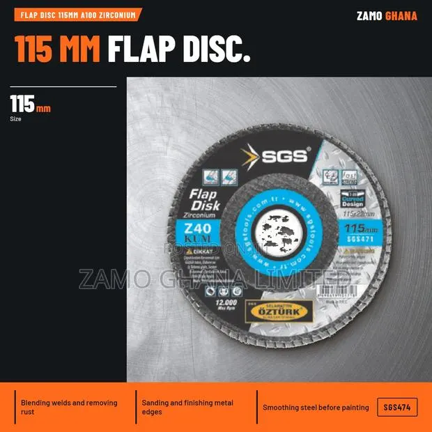 Flap Disc 115Mm A100 Zirconium - SGS474 · Photo 1