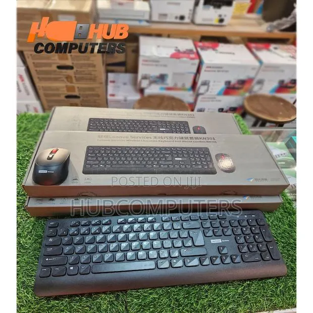 Lenovo Services Kn301 Wireless Keyboard and Mouse Combo · Photo 1