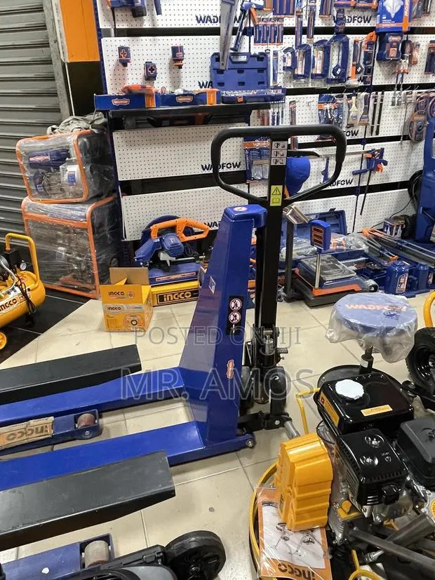 1ton(1000kg) Scissor Lift Pallet Jack/Truck for Warehouses - Wnh5r10 · Photo 1