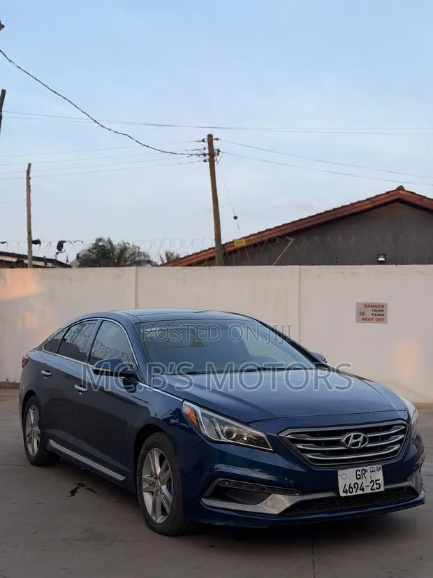 Hyundai Sonata 2017 Blue · Photo 1