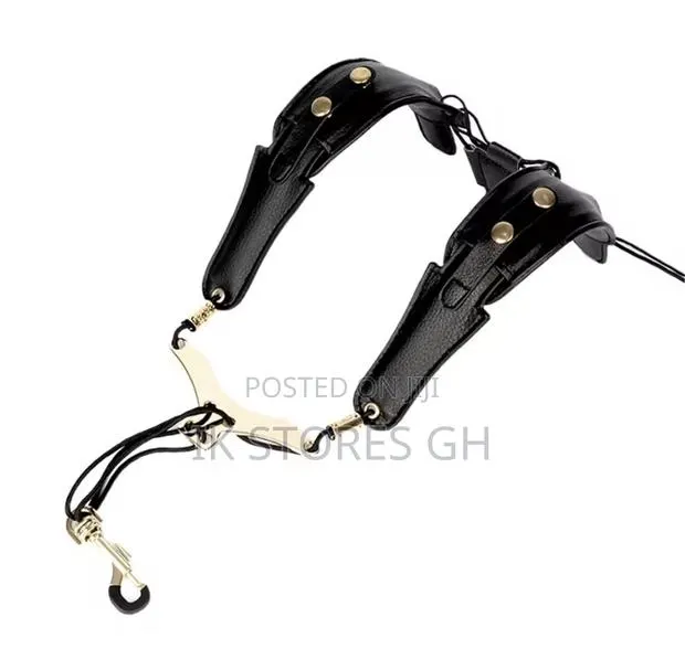Saxophone Shoulder Strap Double Shoulder Leather Strap Comfortable · Photo 1