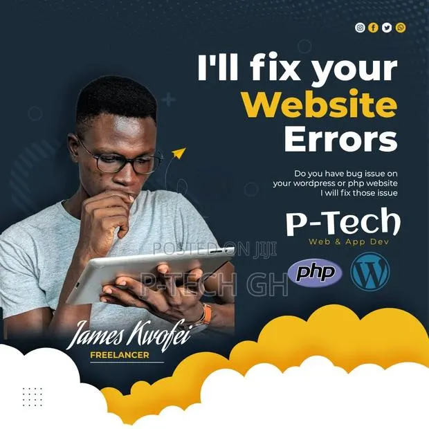 I Will Fix Your Website Errors Or Bug Issues. · Photo 1