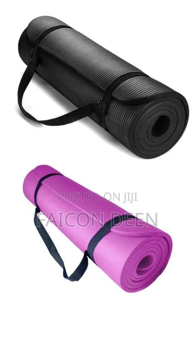 Yoga Exercise Mat With Strong Free Bag /Carrier (Also in Diff Colors · Photo 1